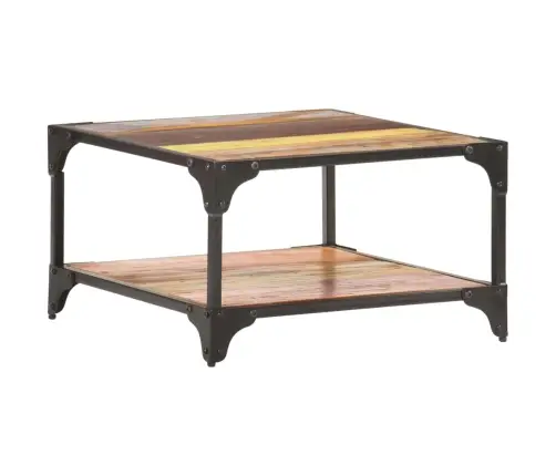 Kafijas Galdiņš, 60X60X35 Cm, Pārstrādāts Masīvkoks Vidaxl