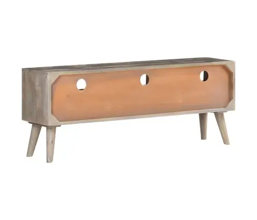 Televizoriaus Spintelė, Pilka, 130X35X51cm Mango Masyvas