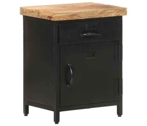 Naktsskapītis, 40X30X52 Cm, Neapstrādāts Mango Masīvkoks Vidaxl