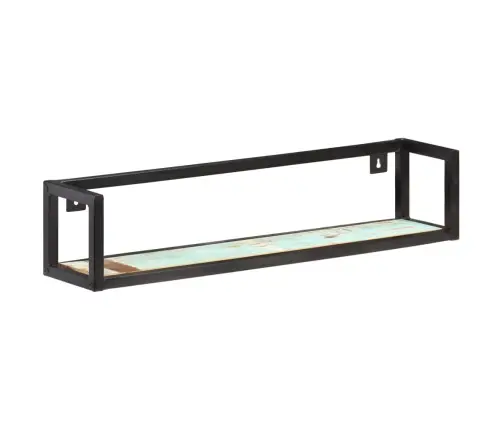 Sienas Plaukti, 2 Gab., 80 Cm, Pārstrādāts Masīvkoks Vidaxl