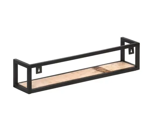 Sienas Plaukti, 2 Gab., 80 Cm, Pārstrādāts Masīvkoks Vidaxl