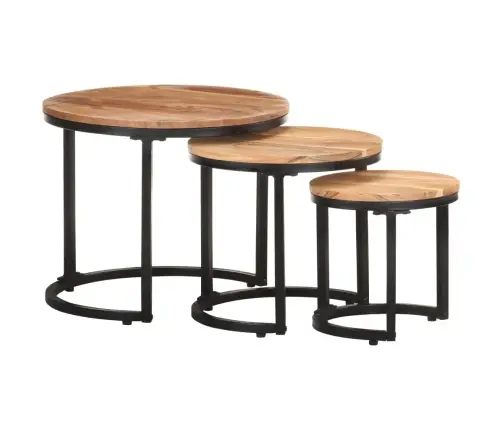 Külglauad, 3 Tk, Akaatsiapuit