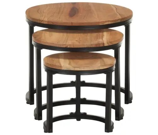 Külglauad, 3 Tk, Akaatsiapuit