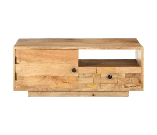 Kafijas Galdiņš, 90X50X35 Cm, Mango Masīvkoks Vidaxl