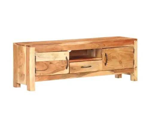 Televizoriaus Spintelė, 116X30X40cm Akacijos Medienos Masyvas