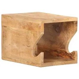 Sienas Velosipēda Turētājs, 35X25X25 Cm, Mango Masīvkoks Vidaxl