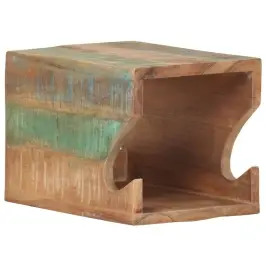 Sienas Velosipēda Turētājs, 35X25X25 Cm, Pārstrādāts Masīvkoks Vidaxl