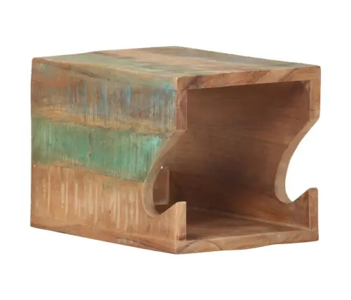 Sienas Velosipēda Turētājs, 35X25X25 Cm, Pārstrādāts Masīvkoks Vidaxl