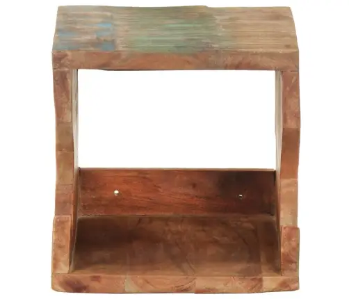 Sienas Velosipēda Turētājs, 35X25X25 Cm, Pārstrādāts Masīvkoks Vidaxl