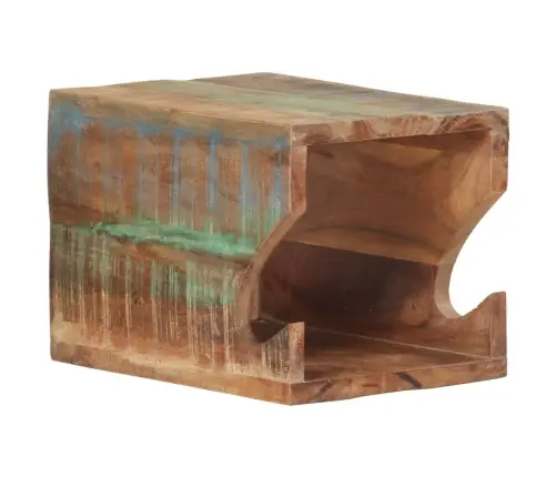 Sienas Velosipēda Turētājs, 35X25X25 Cm, Pārstrādāts Masīvkoks Vidaxl