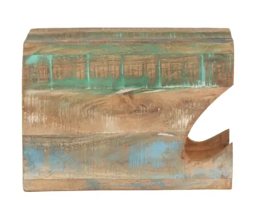 Sienas Velosipēda Turētājs, 35X25X25 Cm, Pārstrādāts Masīvkoks Vidaxl