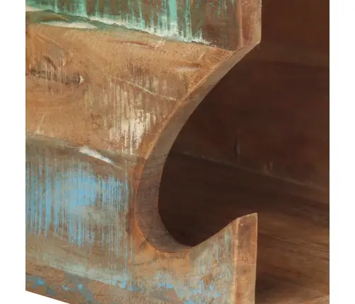 Sienas Velosipēda Turētājs, 35X25X25 Cm, Pārstrādāts Masīvkoks Vidaxl