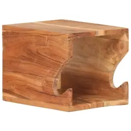 Sienas Velosipēda Turētājs, 35X25X25 Cm, Akācijas Masīvkoks Vidaxl