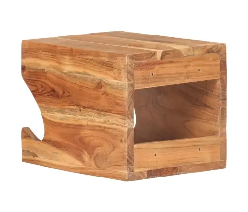 Sienas Velosipēda Turētājs, 35X25X25 Cm, Akācijas Masīvkoks Vidaxl