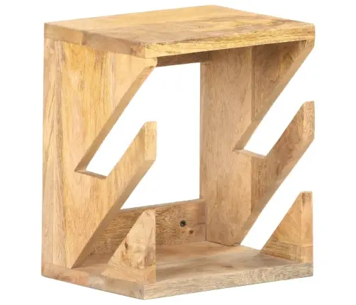 Sienas Skrituļdēļu Plaukts, 25X20X30 Cm, Mango Masīvkoks Vidaxl