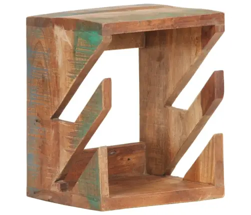 Sienas Skrituļdēļu Plaukts, 25X20X30 Cm, Pārstrādāts Masīvkoks Vidaxl