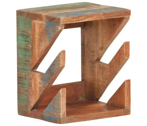 Sienas Skrituļdēļu Plaukts, 25X20X30 Cm, Pārstrādāts Masīvkoks Vidaxl