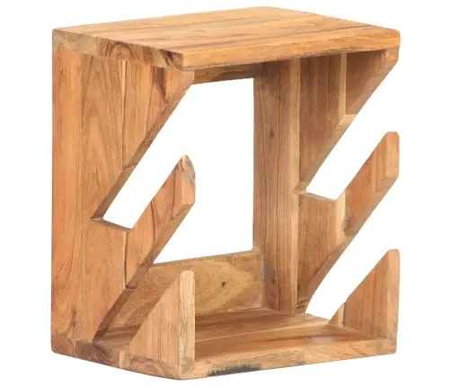 Sienas Skrituļdēļu Plaukts, 25X20X30 Cm, Akācijas Masīvkoks Vidaxl