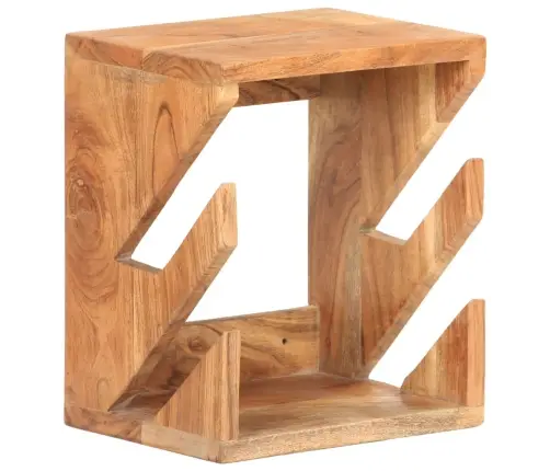 Sienas Skrituļdēļu Plaukts, 25X20X30 Cm, Akācijas Masīvkoks Vidaxl