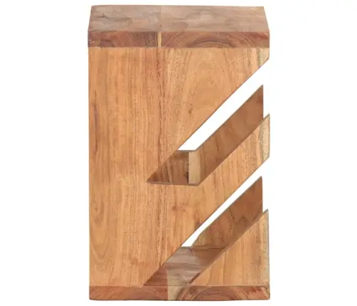 Sienas Skrituļdēļu Plaukts, 25X20X30 Cm, Akācijas Masīvkoks Vidaxl