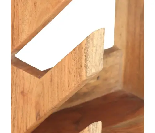 Sienas Skrituļdēļu Plaukts, 25X20X30 Cm, Akācijas Masīvkoks Vidaxl