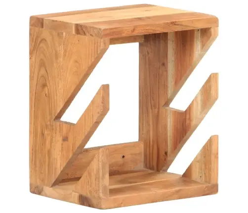 Sienas Skrituļdēļu Plaukts, 25X20X30 Cm, Akācijas Masīvkoks Vidaxl