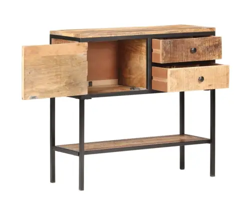 Šoninė Spintelė, 85X30X80cm Neapdorota Mango Mediena