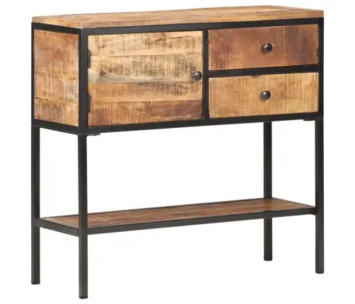 Kumode, 85X30X80 Cm, Neapstrādāts Mango Koks Vidaxl