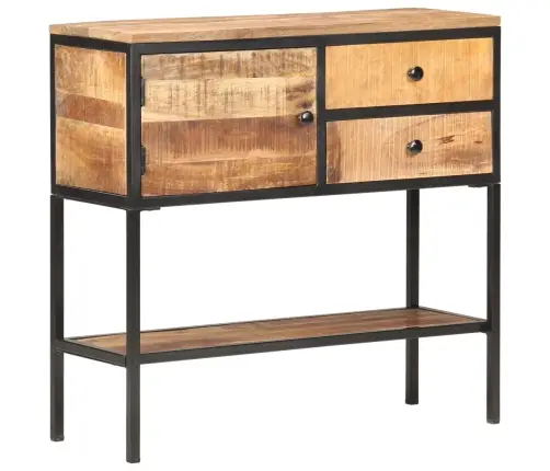 Šoninė Spintelė, 85X30X80cm Neapdorota Mango Mediena