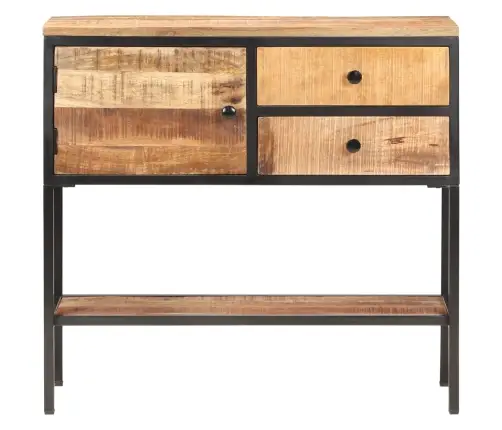 Šoninė Spintelė, 85X30X80cm Neapdorota Mango Mediena