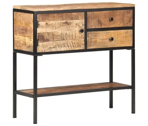 Šoninė Spintelė, 85X30X80cm Neapdorota Mango Mediena