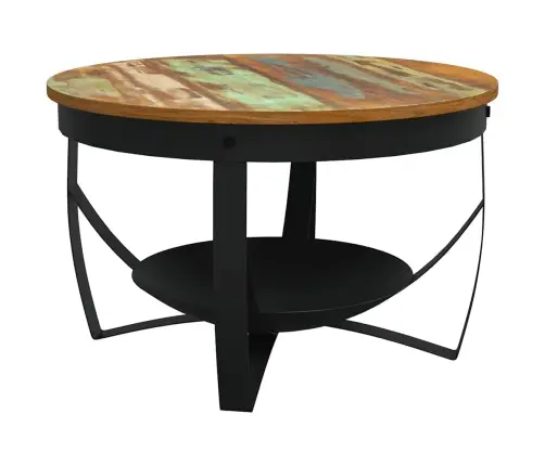Kohvilaud, Ø68 X 43 cm Taastatud Puit Kohvilaud, Ø68 X 43 cm Taastatud Puit