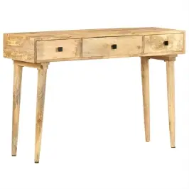 Konsoles Galdiņš, 115X35X76 Cm, Mango Masīvkoks Vidaxl