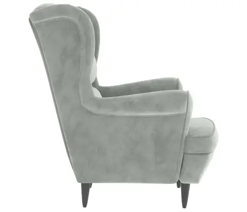 Atpūtas Krēsls, Gaiši Pelēks Samts Vidaxl
