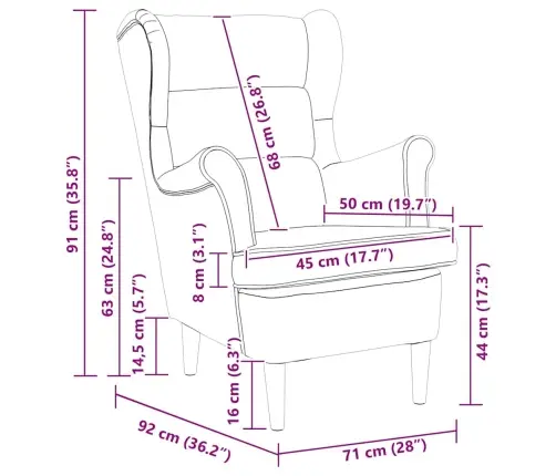 Atpūtas Krēsls, Rozā Samts Vidaxl Atpūtas Krēsls, Rozā Samts Vidaxl