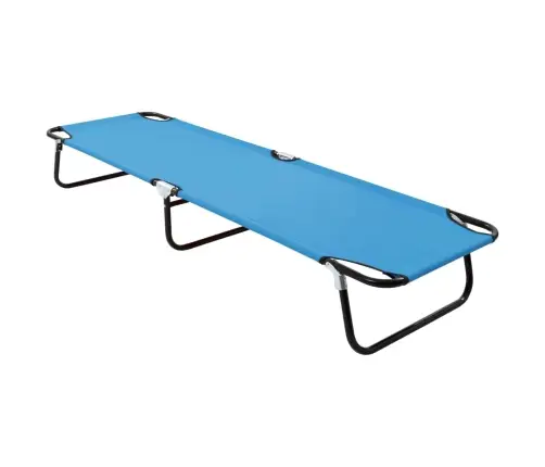 Saliekams Sauļošanās Zvilnis, Tērauds, Tirkīzzils Vidaxl