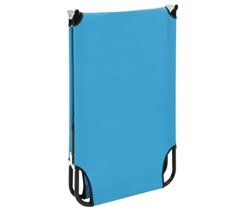 Saliekams Sauļošanās Zvilnis, Tērauds, Tirkīzzils Vidaxl