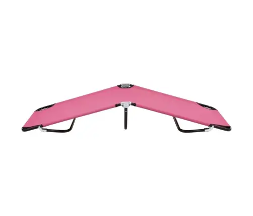 Saliekams Sauļošanās Zvilnis, Tērauds, Rozā Vidaxl