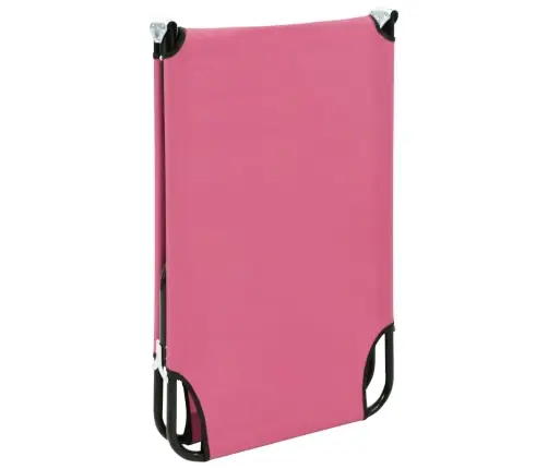 Saliekams Sauļošanās Zvilnis, Tērauds, Rozā Vidaxl