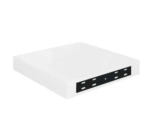 Seinariiulid, 4 Tk, Kõrgläikega Valge, 23 X 23,5 X 3,8 Cm Mdf