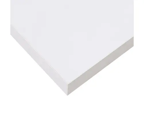 Sienas Plaukti, 2 Gab., Spīdīgi Balti, 40X23X3,8 Cm, Mdf Vidaxl