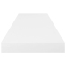 Pakabinamos Lentynos, 2Vnt., Baltos, 80X23,5X3,8cm Mdf