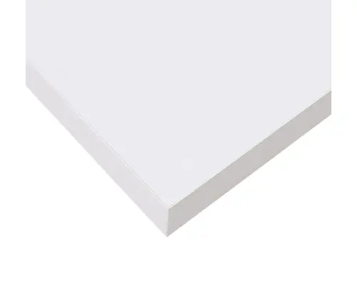 Seinariiulid, 2 Tk, Kõrgläikega Valge, 80 X 23,5 X 3,8 Cm Mdf