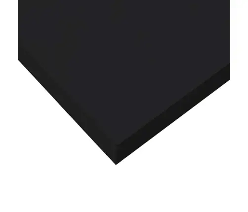 Seinariiulid, 2 Tk, Kõrgläikega, Must, 40 X 23 X 3,8 Cm Mdf