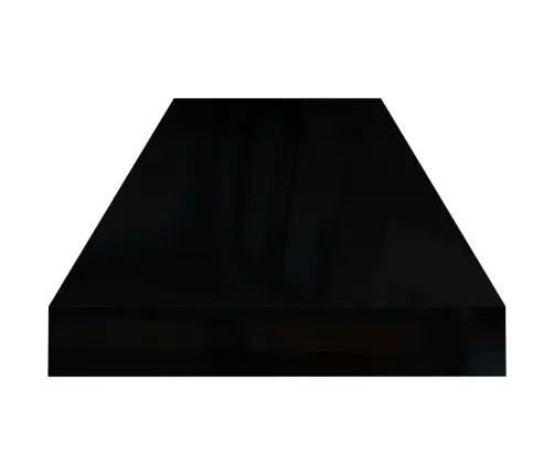 Pakabinamos Lentynos, 4Vnt., Juodos, 80X23,5X3,8cm Mdf