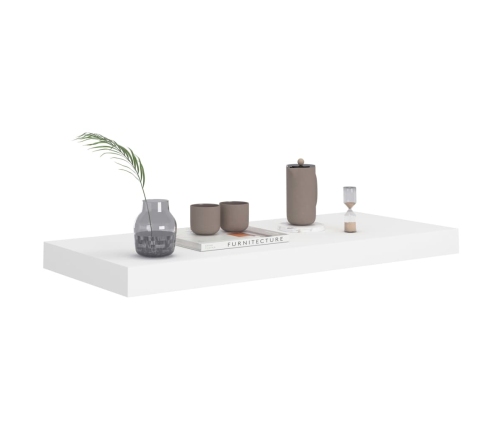 Sienas Plaukts, Balts, 60X23,5X3,8 Cm, Mdf Vidaxl