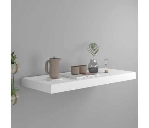 Sienas Plaukts, Balts, 60X23,5X3,8 Cm, Mdf Vidaxl