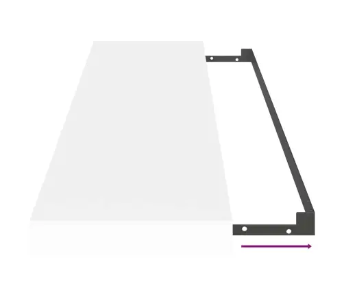 Seinariiulid, 2 Tk, Valge, 90 X 23,5 X 3,8 Cm Mdf