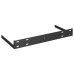 Sienas Plaukti, 2 Gab., Melni, 50X23X3,8 Cm, Mdf Vidaxl