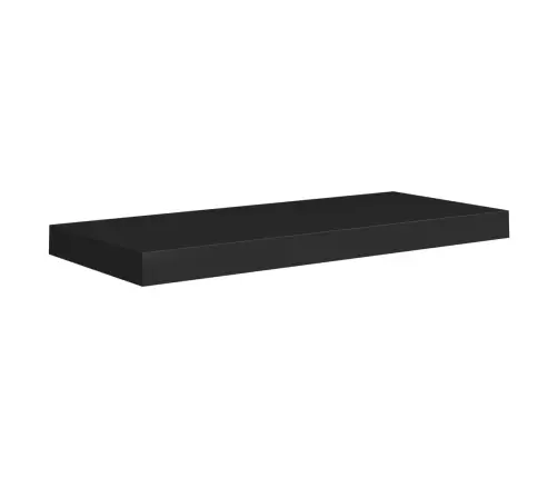Seinariiulid, 2 Tk, Must, 60 X 23,5 X 3,8 Cm Mdf